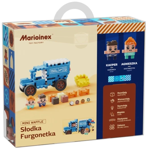 Mini vafliniai ledinukai 100el Sweet van - Marioinex