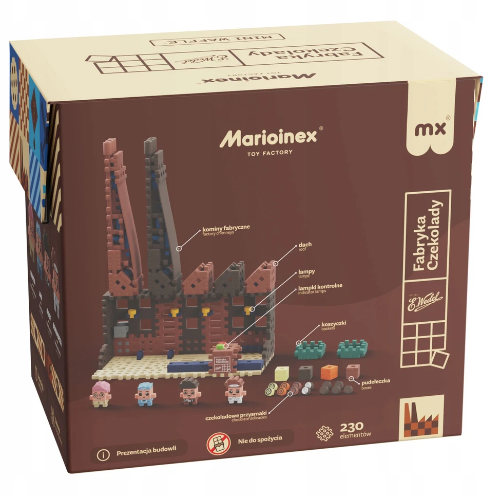 Mini vaflinis vėdaras 230el Šokolado fabrikas - Marioinex