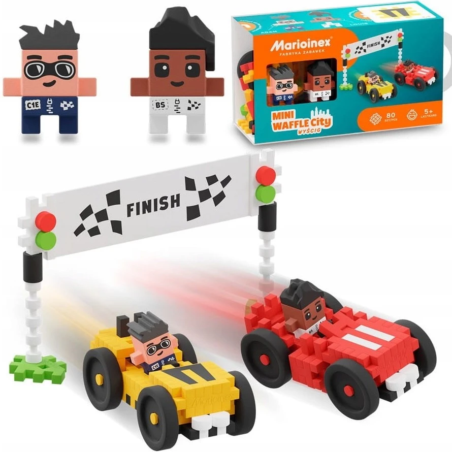 Konstruktorius Marioinex Mini Waffle Lenktynės, 80 d.