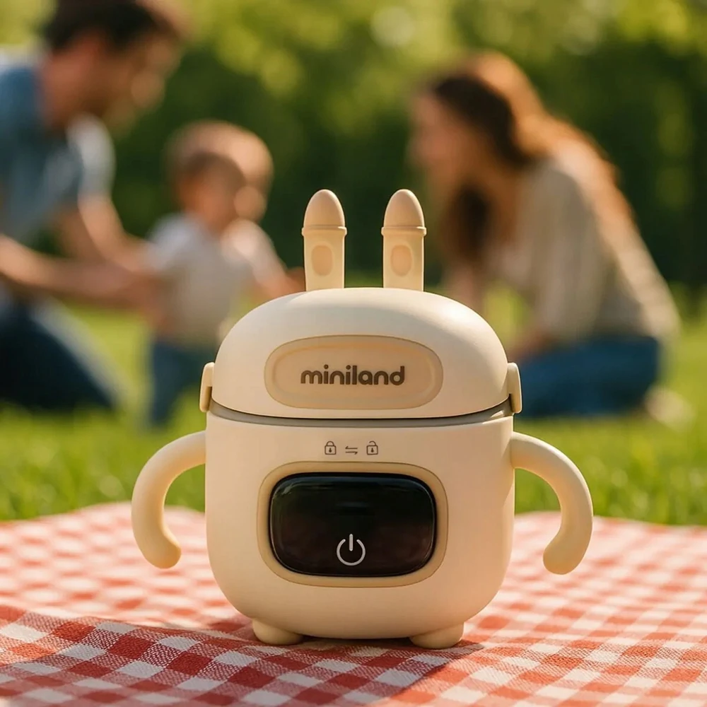 Miniland ELEKTRONINIS NEŠIOJAMAS MAISTO ŠILDYTUVAS 400 ML