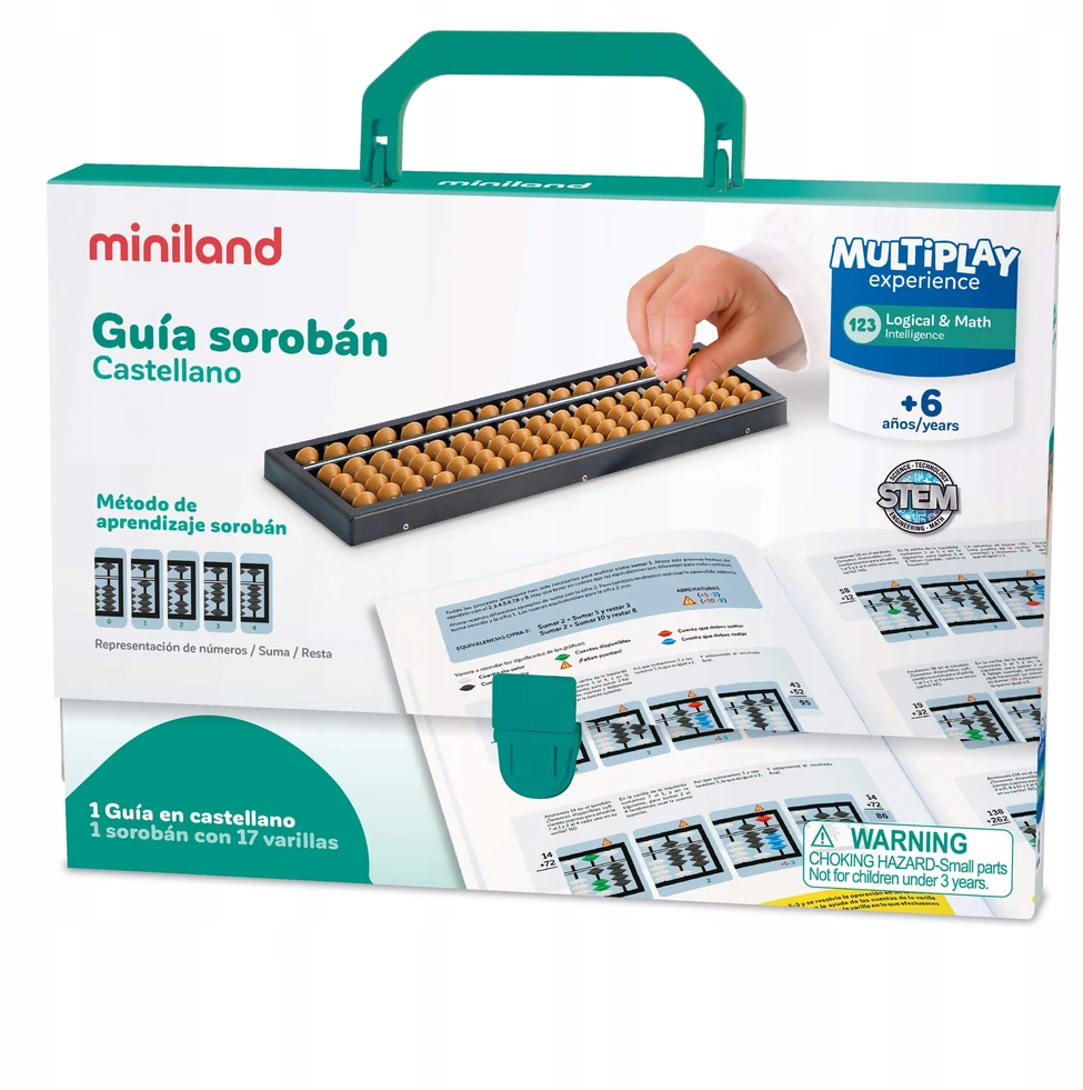 Miniland Soroban Guide Miniland95084 japońskie liczydło