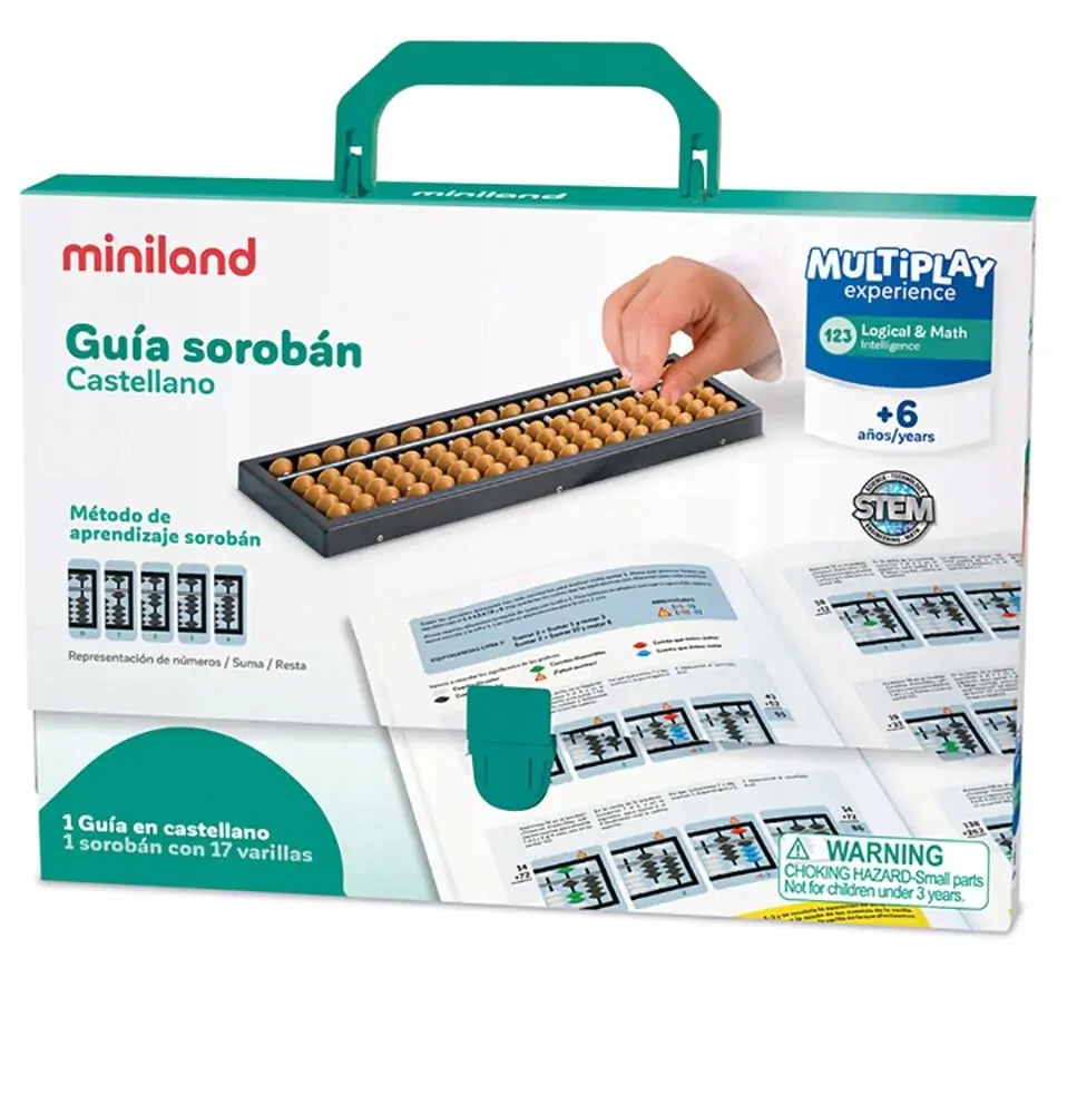 Miniland Soroban Guide Miniland95084 japońskie liczydło