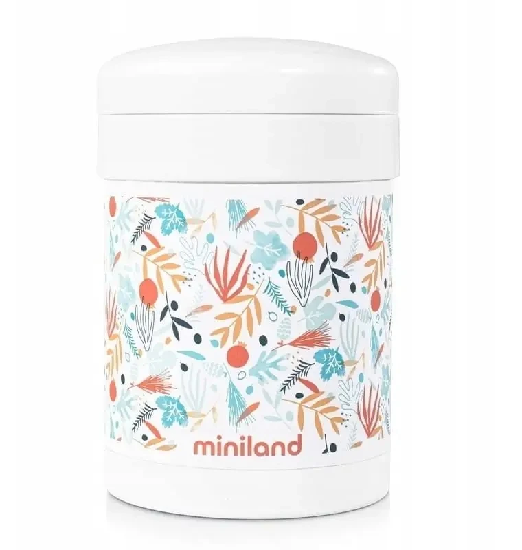 Miniland vakarienės termosas 0,7 l baltas