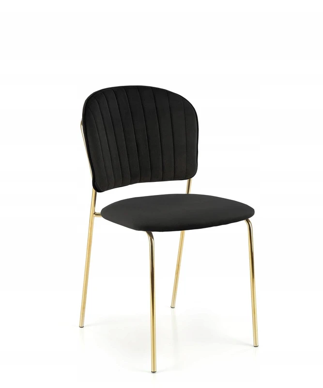Minkšta kėdė juoda K499 Modern Halmar