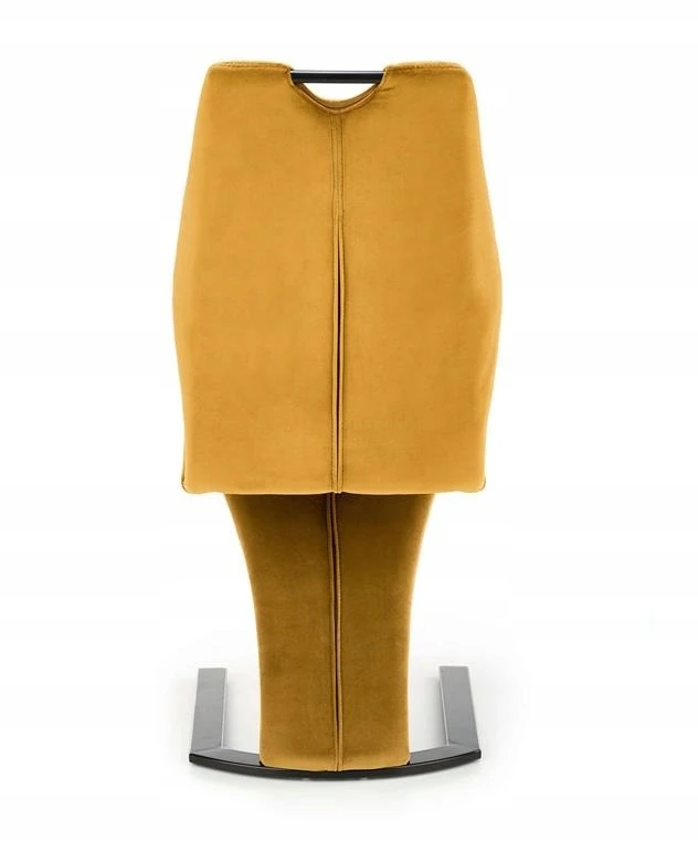Minkšta kėdė K-442 Halmar Mustard, ant bėgių