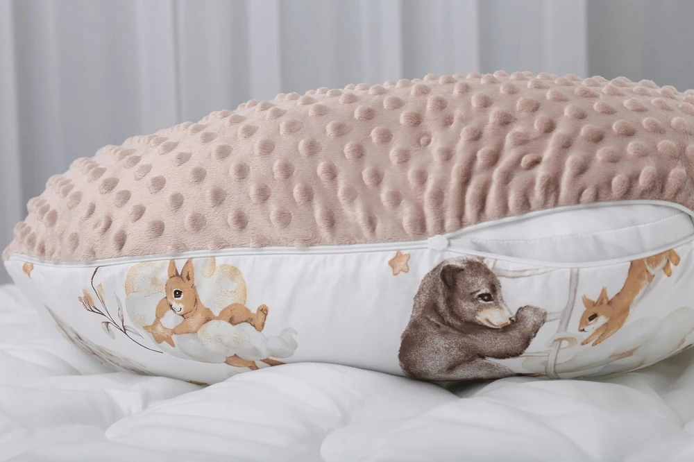 MINKY XXL PREMIUM BABYMAM ROGAL PAGALVĖ MĖTINAI IR MIEGAI