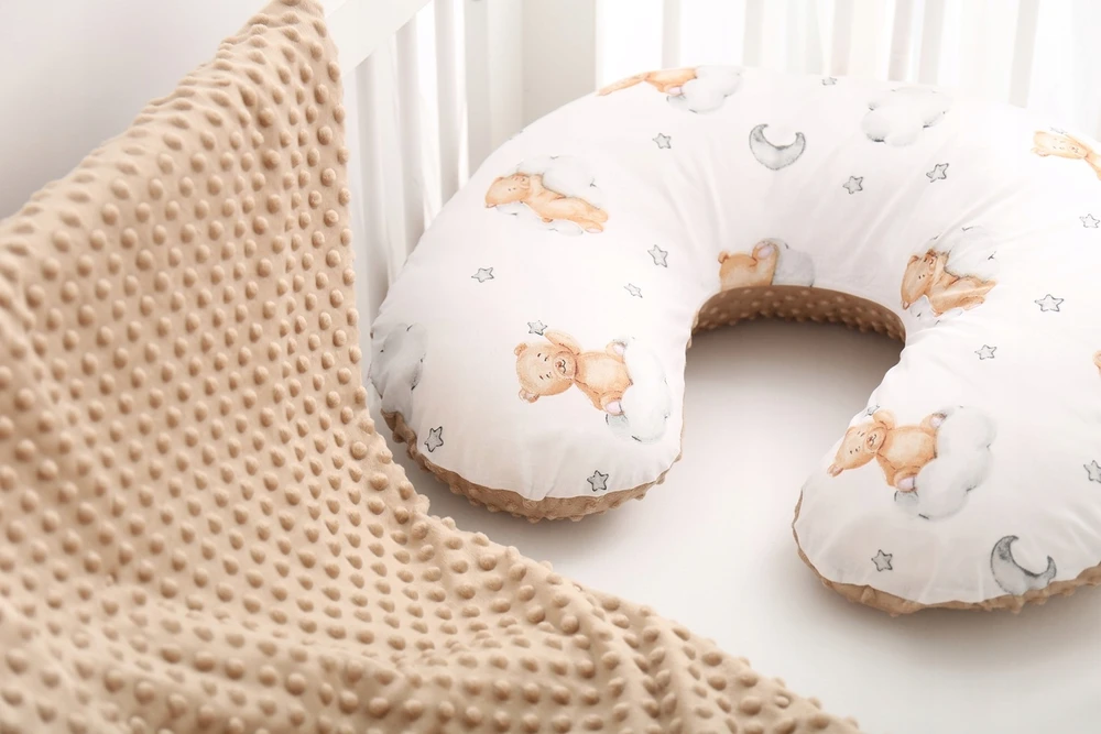 MINKY XXL PREMIUM BABYMAM ROGAL PAGALVĖ MĖTINAI IR MIEGAI