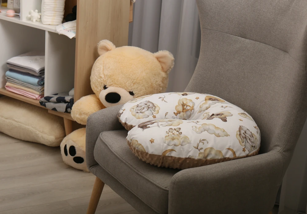 MINKY XXL PREMIUM BABYMAM ROGAL PAGALVĖ MĖTINAI IR MIEGAI