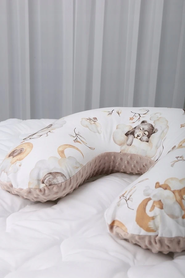 MINKY XXL PREMIUM BABYMAM ROGAL PAGALVĖ MĖTINAI IR MIEGAI