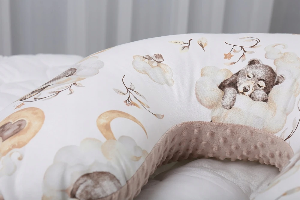 MINKY XXL PREMIUM BABYMAM ROGAL PAGALVĖ MĖTINAI IR MIEGAI
