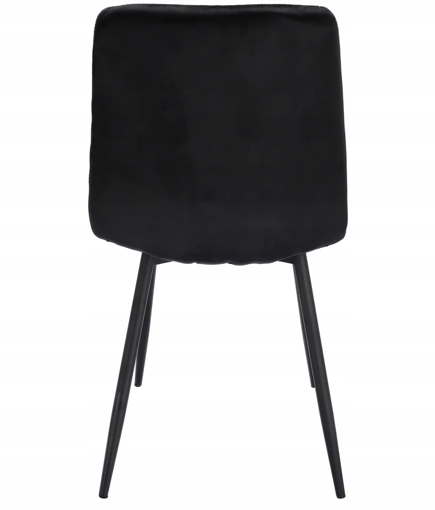 MINŠTA dygsniuota KĖDĖ VELVET aksominė moderni PIADO juoda JUMIhome