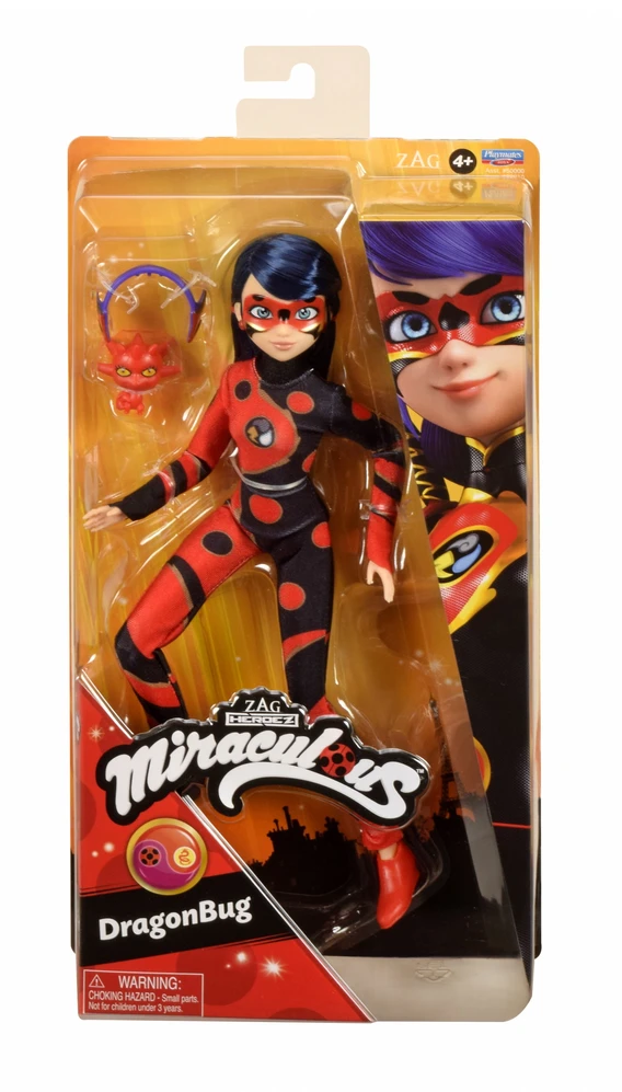 Bandai MIRACULOUS lėlė Ladybug Time to De-evelize, 50006