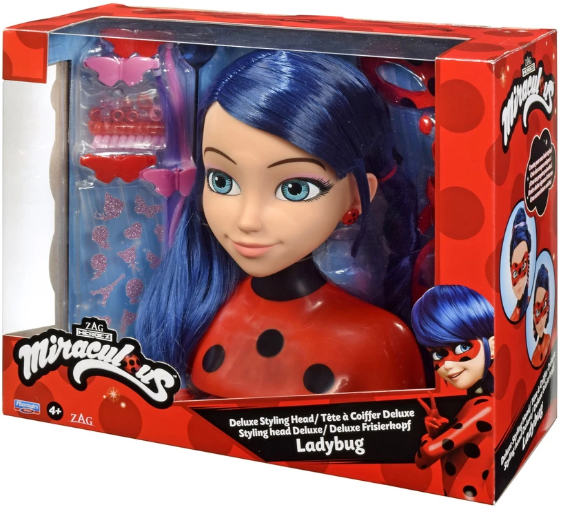 MIRACULOUS lėlės galva puošimui Ladybug Deluxe, 50247