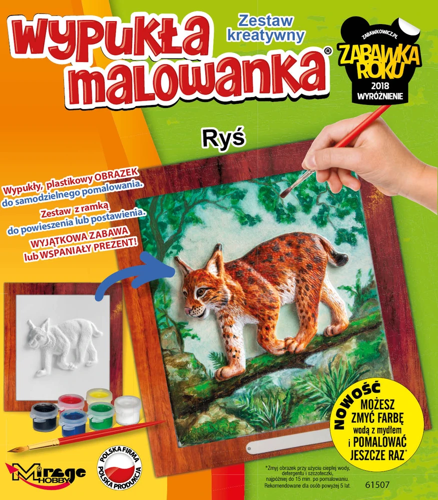 Mirage Hobby Išgaubta tapyba. Ryś Mirage hobis