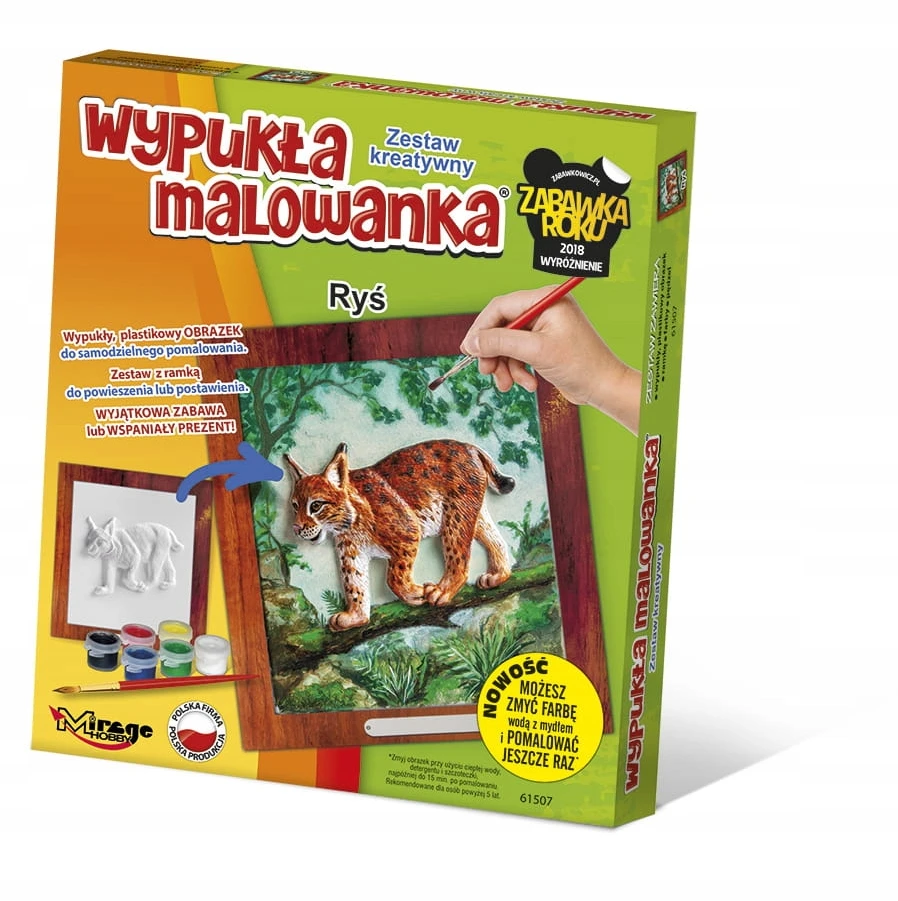 Mirage Hobby Išgaubta tapyba. Ryś Mirage hobis