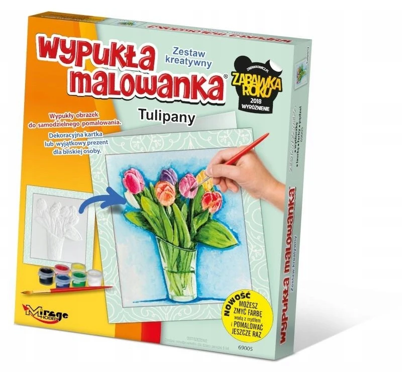 Mirage Hobby Iškilioji tapyba: Gėlės - Tulpės, 20x23 cm