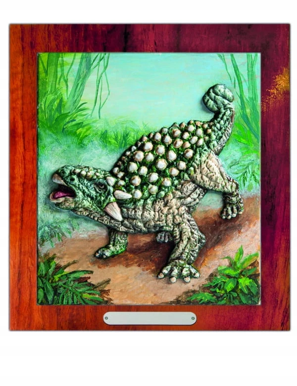 Mirage Išgaubtų dinozaurų tapybos knyga – Ankilosaurus (66005) Kūrybinis rinkinys
