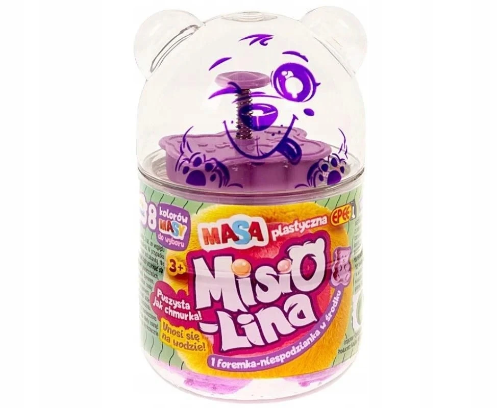 Misiolina Raudonas plastikinė pasta Epee su pelėsiu, lengva, tampri, minkšta