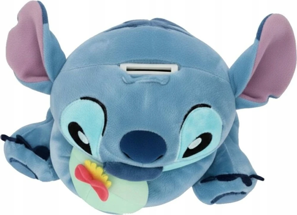 Mister License PLUSZOWA SKARBONKA STITCH I SCRUMP FIGURKA BAJKA DLA DZIECI - 20 CM