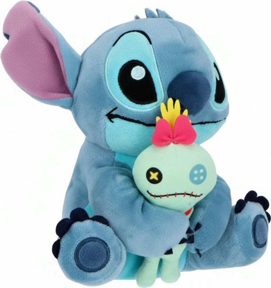 Mister License PLUSZOWA SKARBONKA STITCH I SCRUMP FIGURKA BAJKA DLA DZIECI - 20 CM
