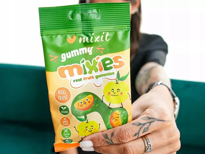 MIXIT natūralūs vaisių želė mišiniai YUZU be cukraus vaikams 35g