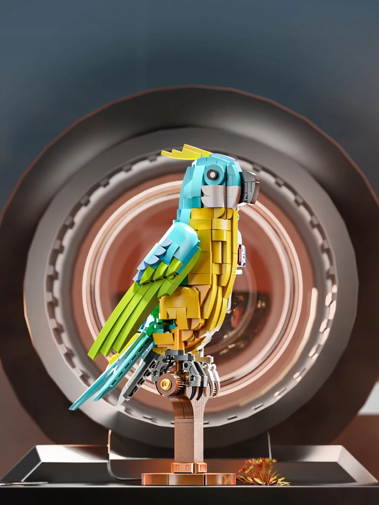 MJI Parrot Technic LED blokeliai 688 vnt. judančių sparnų dovana