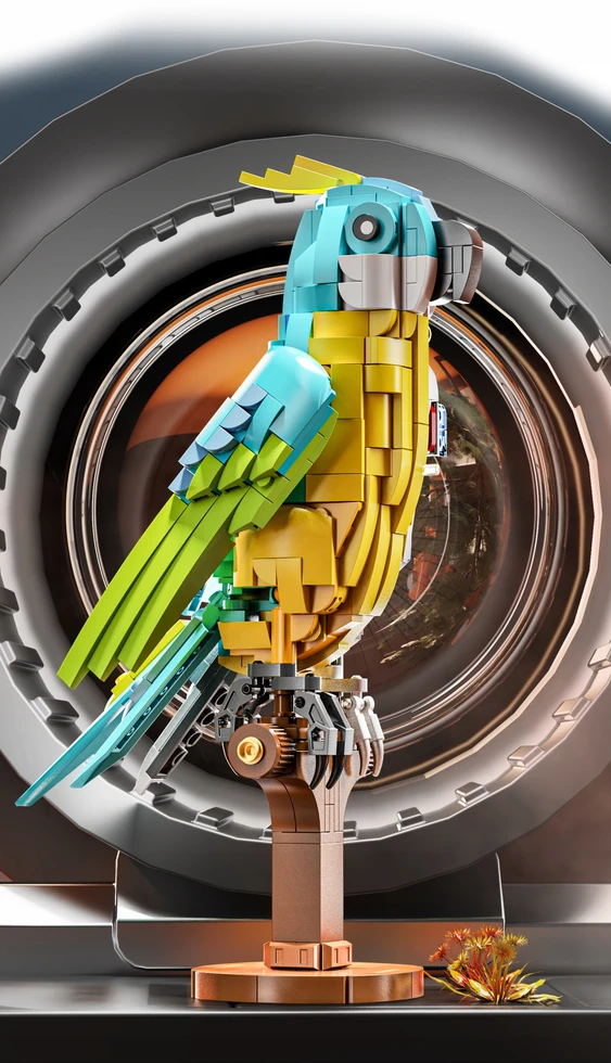 MJI Parrot Technic LED blokeliai 688 vnt. judančių sparnų dovana