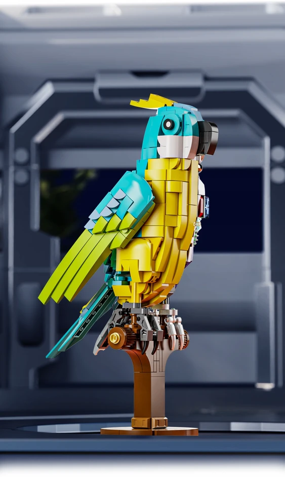MJI Parrot Technic LED blokeliai 688 vnt. judančių sparnų dovana