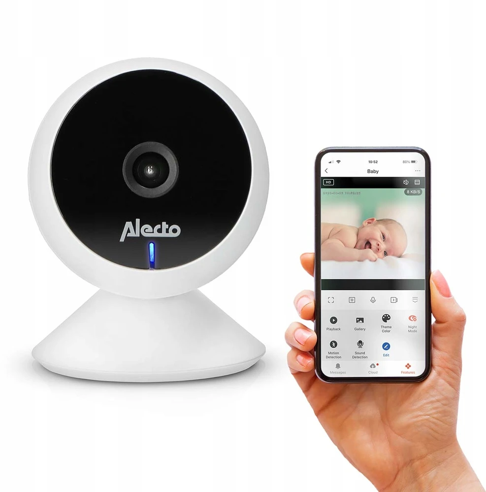 Mobili auklė Alecto SmartBaby5, balta