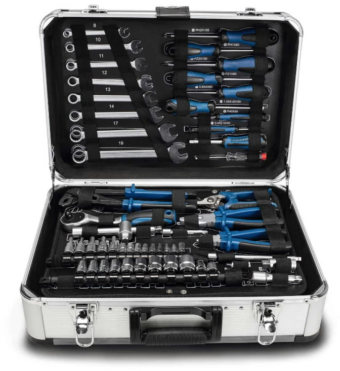 Mobilus meistro rinkinys C-DTB74/1-X, 74 priedai, Scheppach
