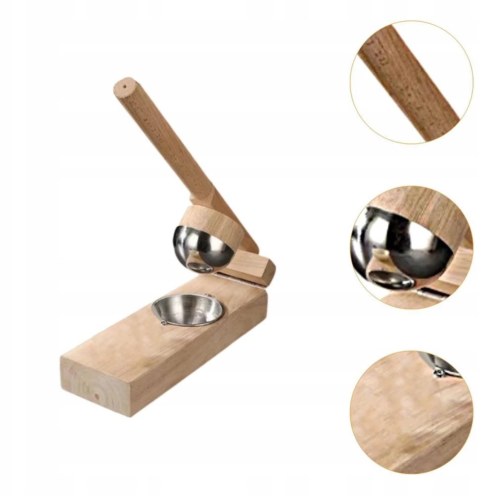 Mochi Skin Maker, Qingming Fruit Skin Maker, Ergonomic Guma Wood 8CM
