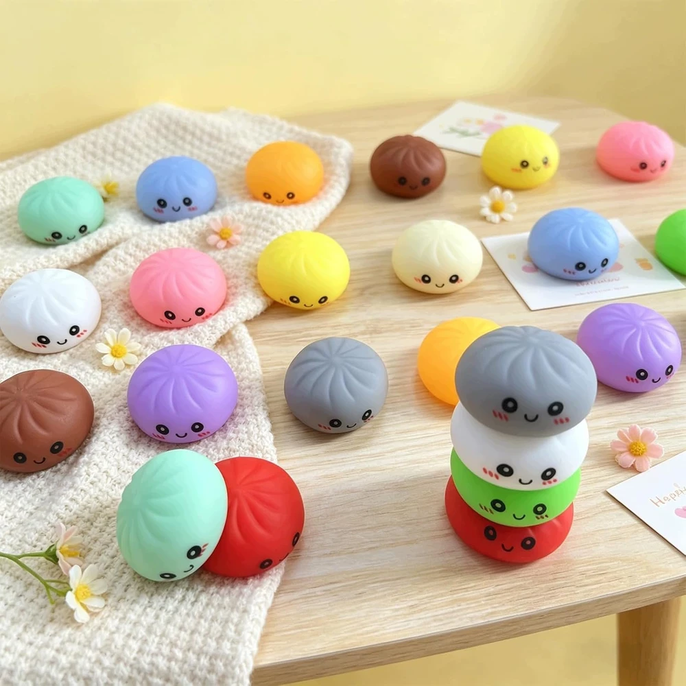 Modebelle 3x Squishy squishy koldūnų rinkinys Koldūnas 10 cm DIDELIS koldūnas