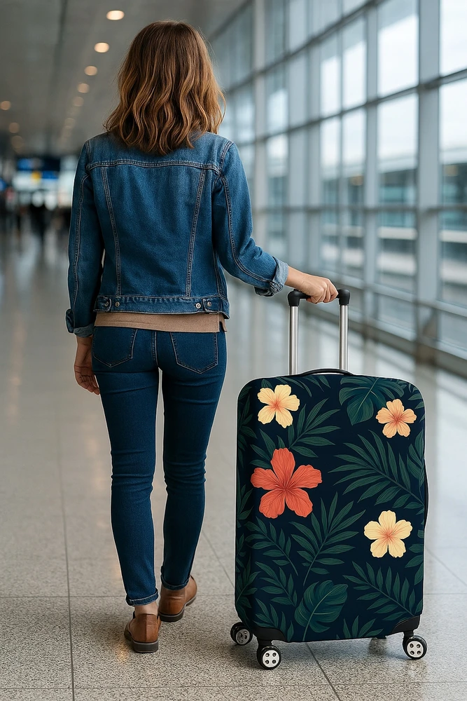 Modebelle Apsauginis kelioninio lagamino dangtelis Didelis XL bagažo dėklas 80x55x35cm P4