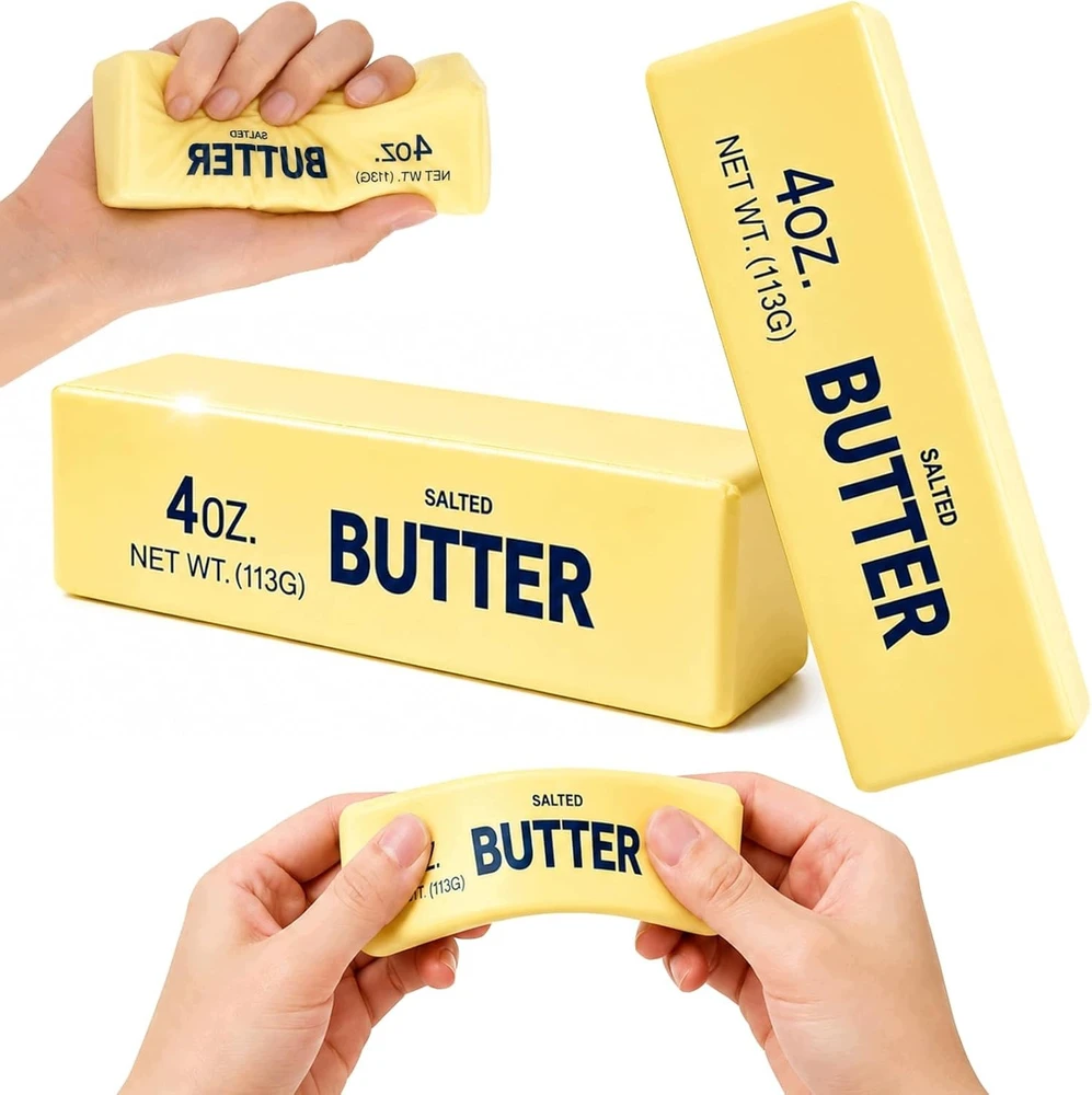 Modebelle Gniotek Squishy Butter Cheese Chocolate Antistresinis ASMR RINKINYS iš 3