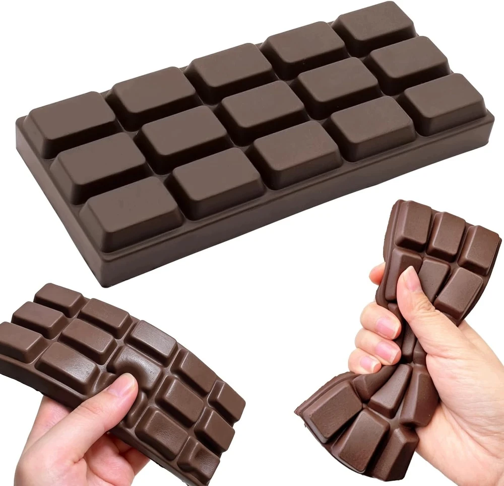 Modebelle Gniotek Squishy Butter Cheese Chocolate Antistresinis ASMR RINKINYS iš 3