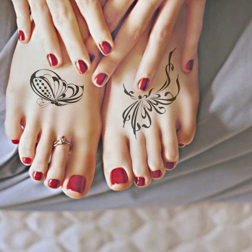 Modebelle REALIŠKOS TATUiruotės MOTERIŠKOS TATUiruotės GĖLĖS ATLIEKOS VANDENIUI LAIKINAS 30 LAPŲ