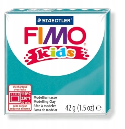 Modeliavimo masė - Fimo - Fimo Kids - Turkiška - 42 gramai - Lanksti ir lengvai formuojama