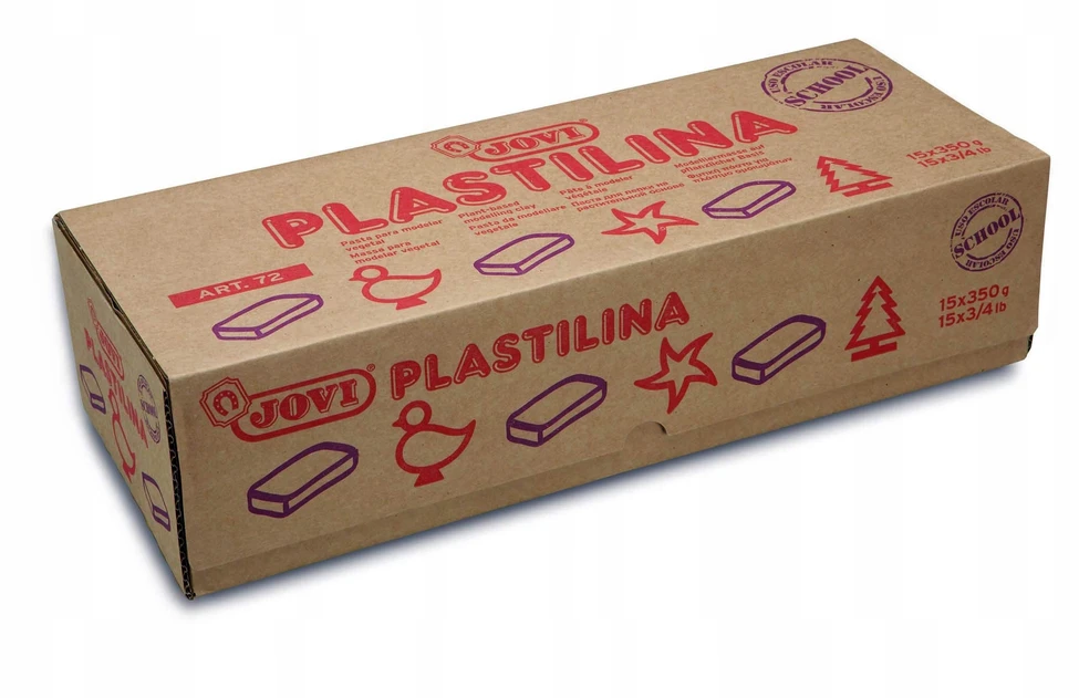 Modeliavimo plastilinas Jovi, rožinis, 15vnt