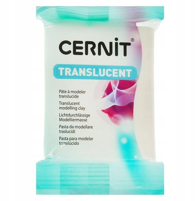 Modelina Cernit GLOW in the DARK świecąca w ciemności NIGHTGLOW 56g translu