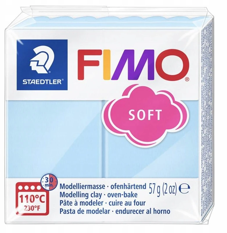 Modelinas Fimo Effect aqua sp. pastelinė 56g