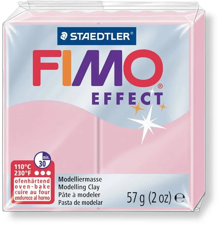 Modelinas Fimo Effect Light pink 56g. rožinis
