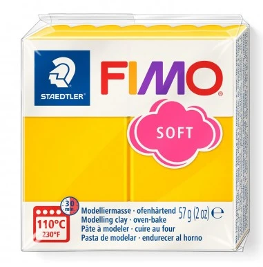 Modelinas FIMO SOFT, 57 g, oranžinė sp.