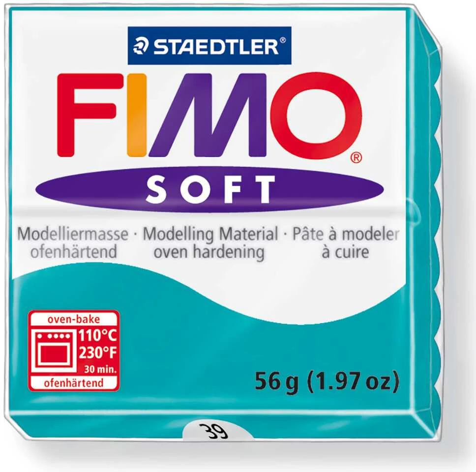 Staedtler Modelinas FIMO SOFT, 57 g, mėtų žalia sp.