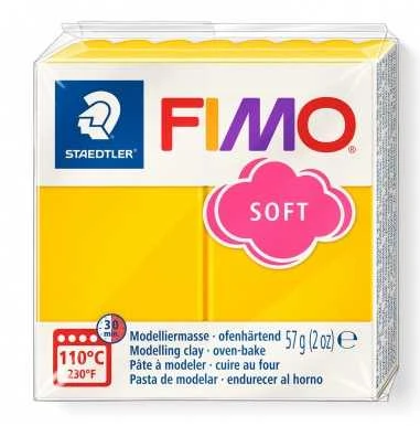 Modelinas Fimo, 56g, saulėgrąžų spalvos