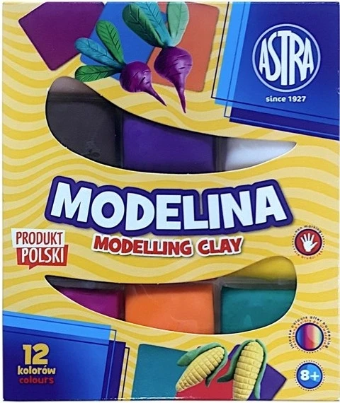 Modelino rinkinys Astra, 12 spalvų