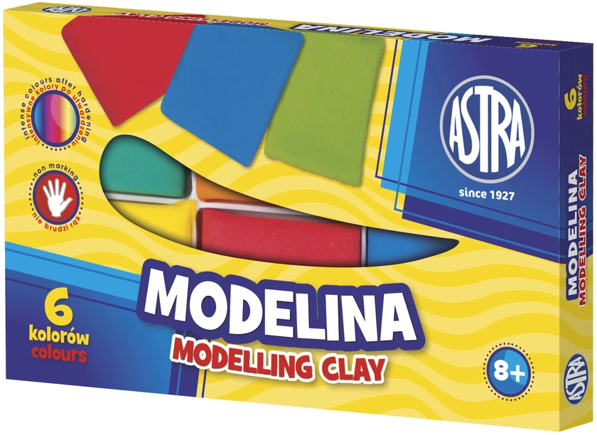Modelino rinkinys Astra, 6 spalvos
