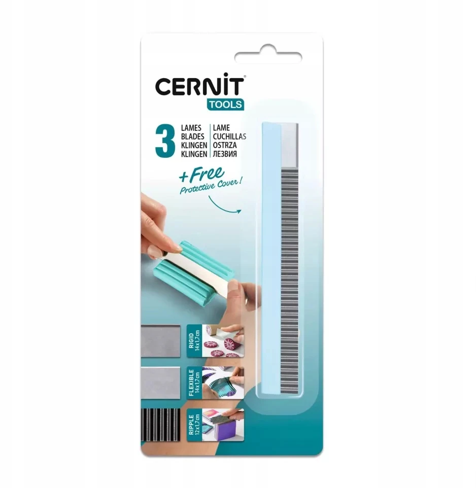 Modelio apdirbimui skirtų peilių / ašmenų rinkinys - CERNIT 3 BLADES