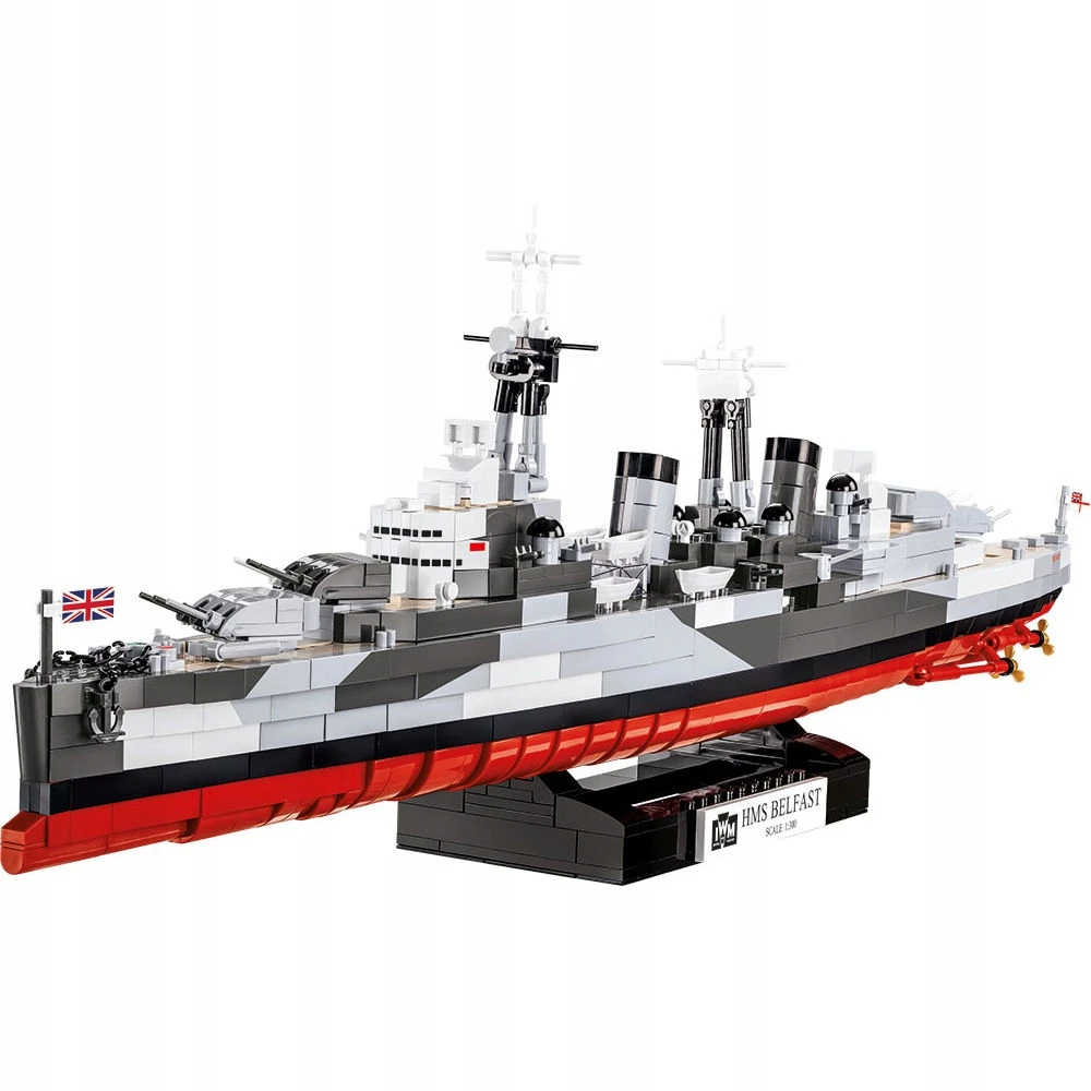 Modelio rinkinys - COBI - 4844 - HMS BELFAST - Plastikas - 1 vnt. - Surinkti patiems