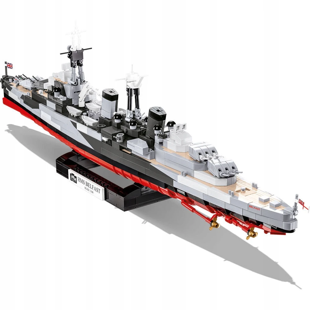 Modelio rinkinys - COBI - 4844 - HMS BELFAST - Plastikas - 1 vnt. - Surinkti patiems