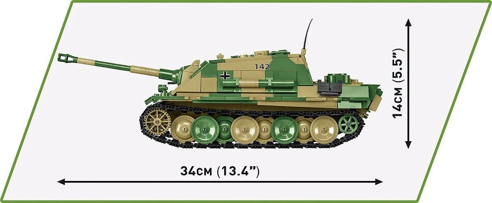 Cobi Klocki Historical Collection WWII Sd.Kfz.173 Jagdpanther 950 klocki